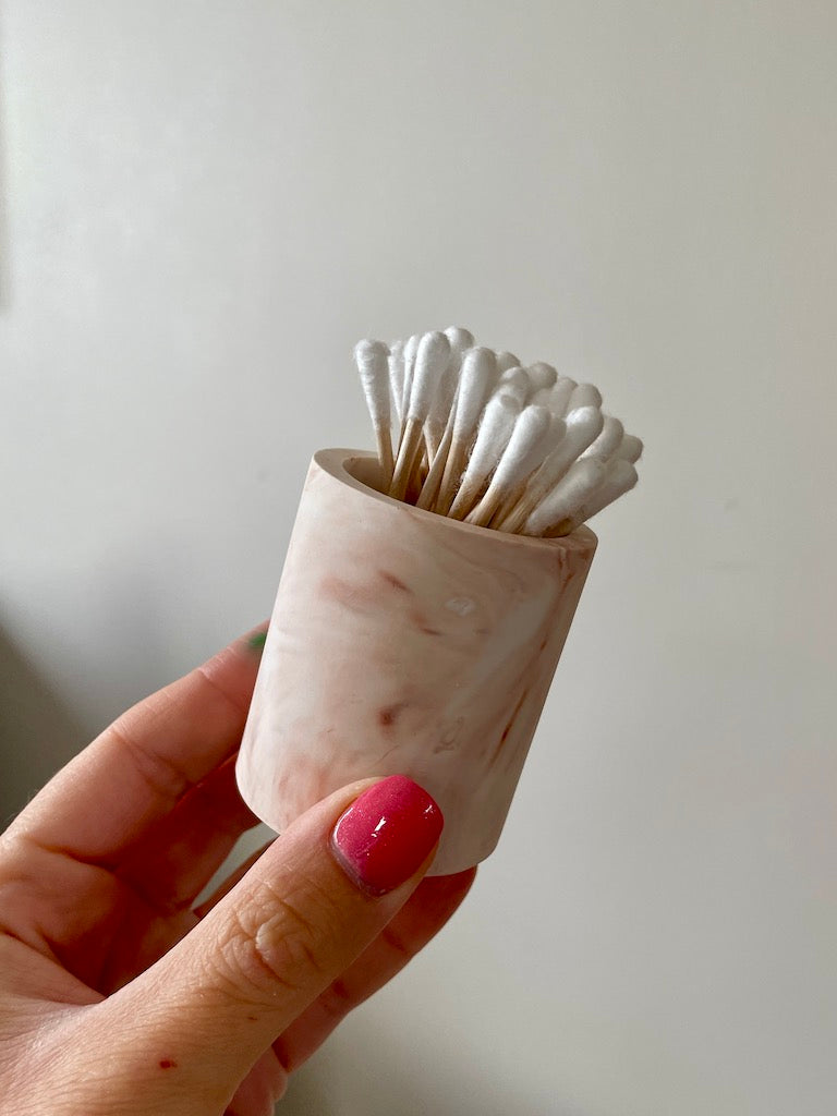 Cotton swab holder