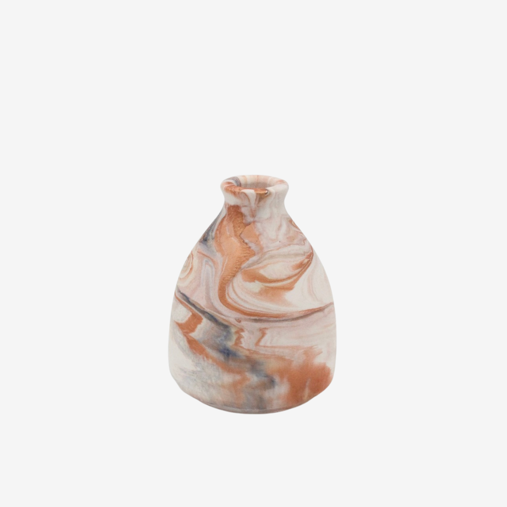 Lille vase - Rust marmor