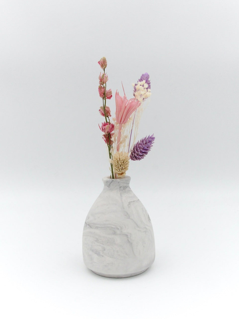 Lille vase - Grå marmor